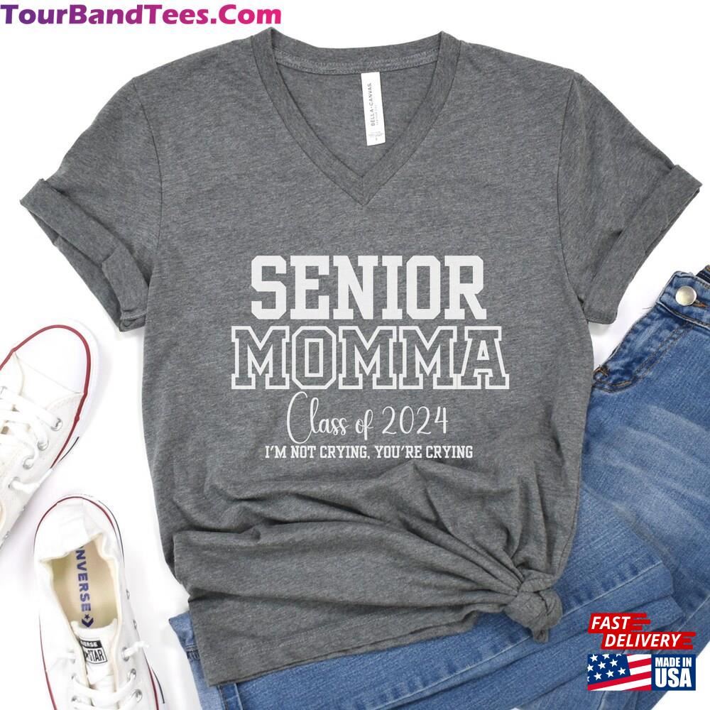 Senior Momma Unisex Short Sleeve V Neck Graduation Family Shirts Sweatshirt Hoodie 29Uf098208 – Utopia Fashion