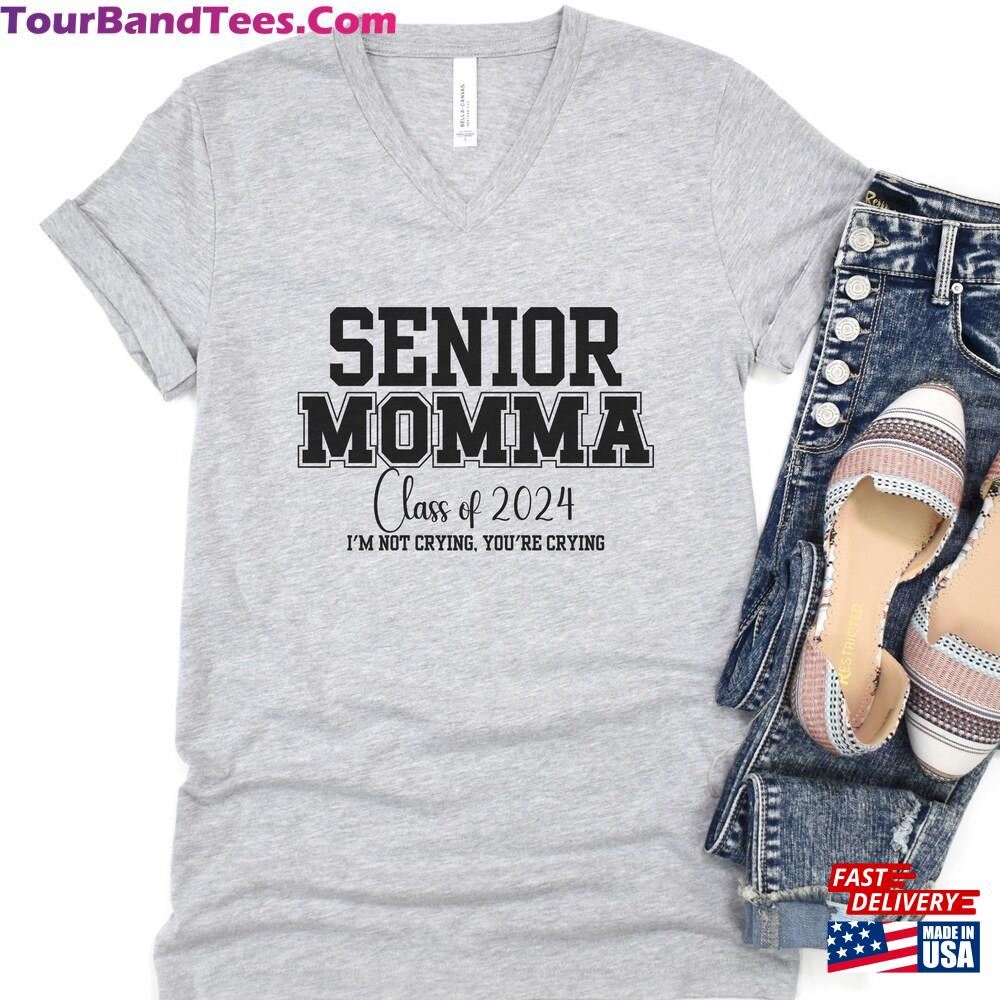 Senior Momma Unisex Short Sleeve V Neck Graduation Family Shirts Sweatshirt Hoodie 29Uf098208 – Utopia Fashion