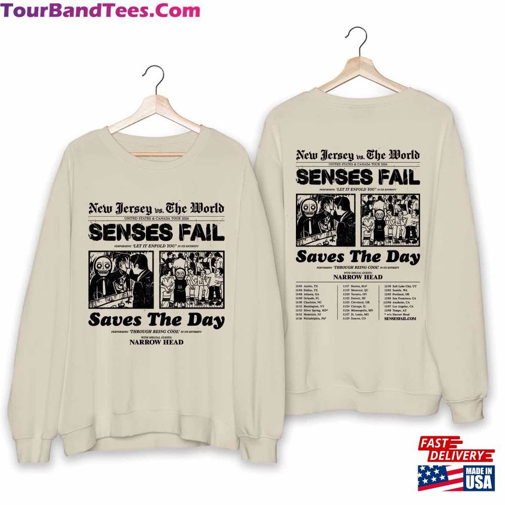 Senses Fail And Saves The Day Fall North American Co Headlining Tour Shirt Classic Sweatshirt 29Uf097986 – Utopia Fashion