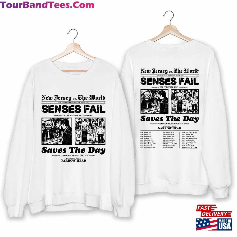 Senses Fail And Saves The Day Fall North American Co Headlining Tour Shirt Classic Sweatshirt 29Uf097986 – Utopia Fashion