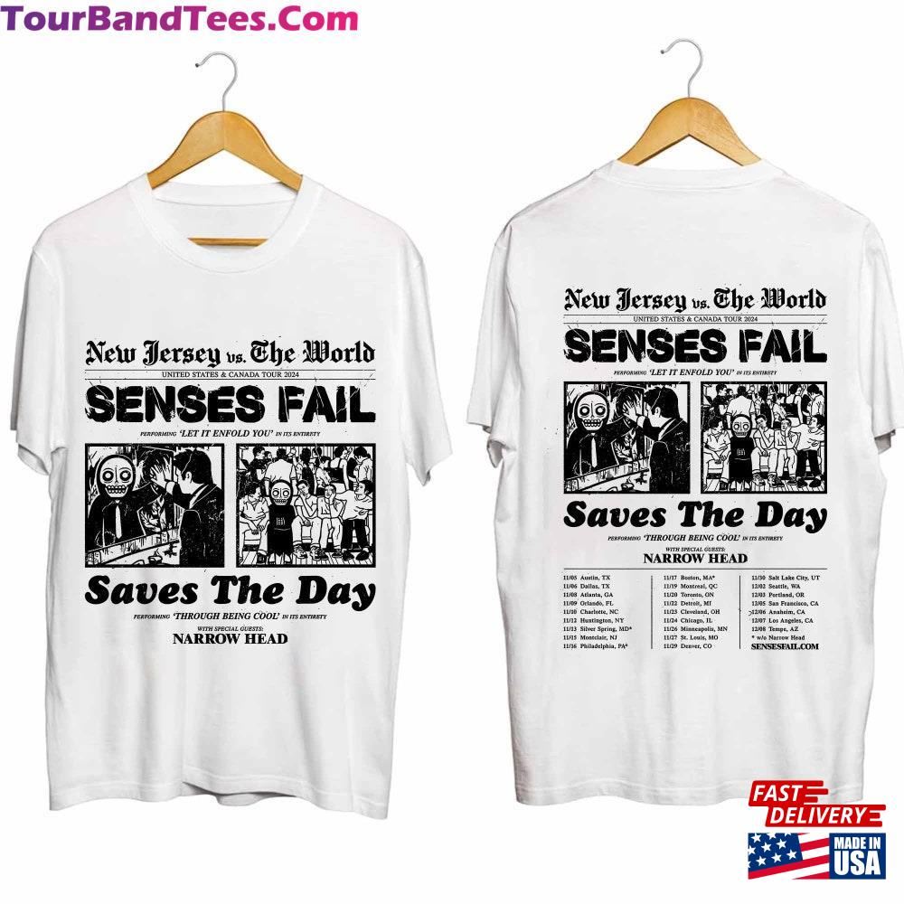 Senses Fail And Saves The Day Fall North American Co Headlining Tour Shirt Sweatshirt Hoodie 29Uf102437 – Utopia Fashion