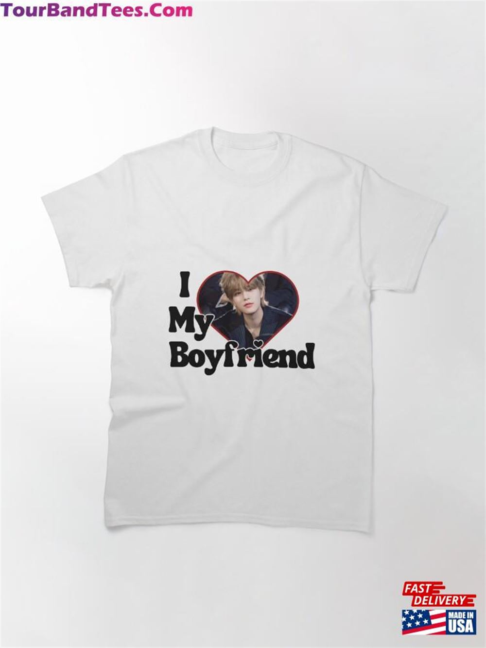 Seungmin I Love My Boyfriend Sticker Classic T-Shirt Hoodie Sweatshirt 29Uf111985 – Utopia Fashion