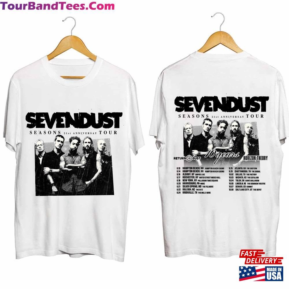 Sevendust Season 21St Anniversary Tour Shirt Band Fan Hoodie Classic 29Uf102433 – Utopia Fashion