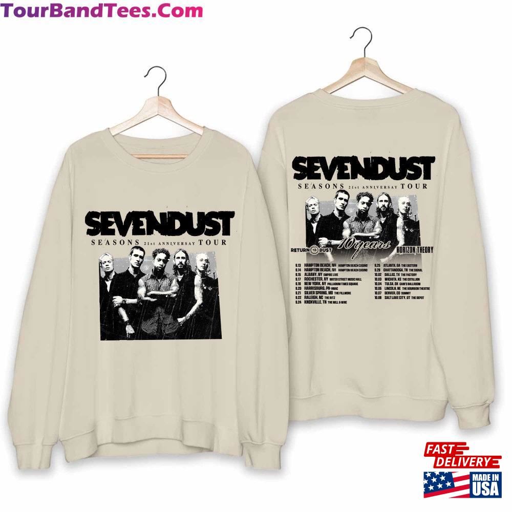 Sevendust Season 21St Anniversary Tour Shirt Band Fan Hoodie Unisex 29Uf098233 – Utopia Fashion