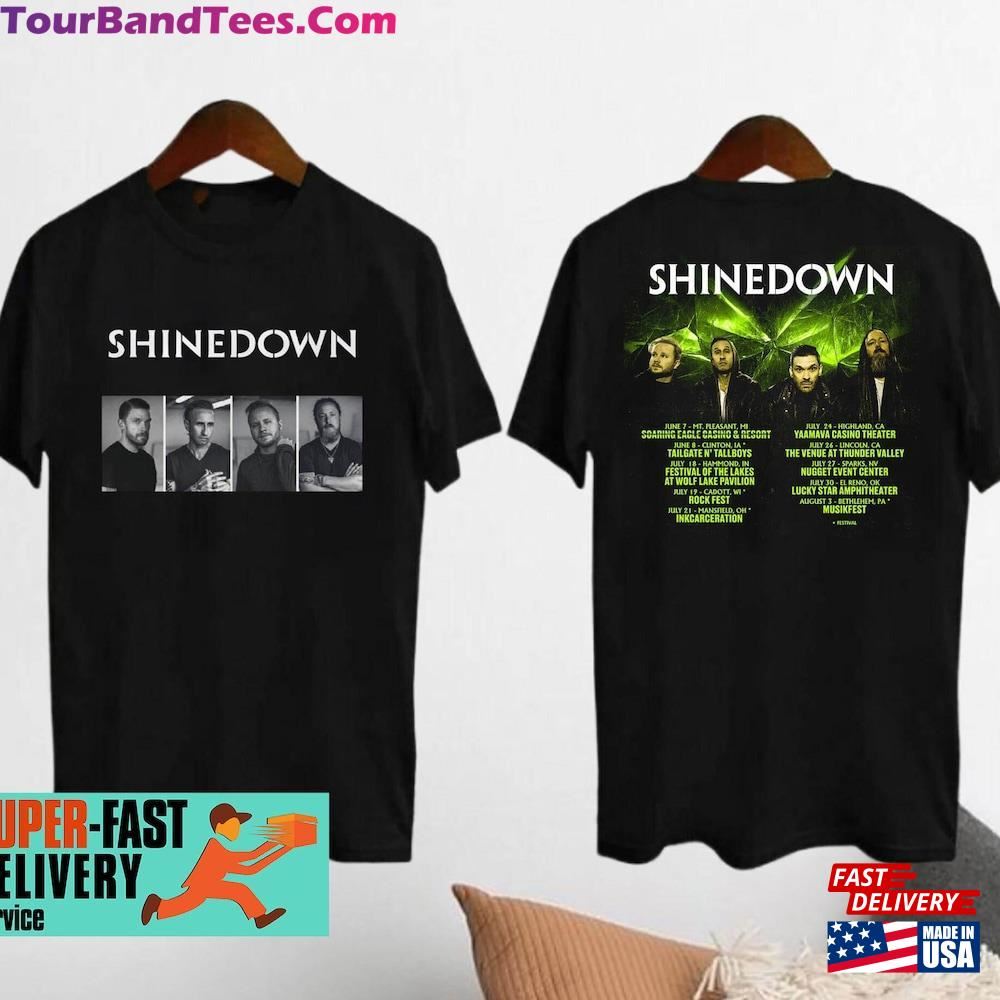 Shinedown Band Graphic Shirt Tour T-Shirt Merch Sweatshirt Unisex 29Uf097897 – Utopia Fashion