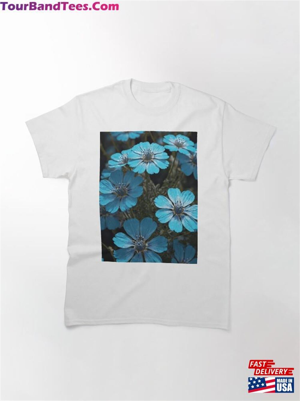 Skyblue Flowers Nature’S Serene Elegance Classic T-Shirt Hoodie Sweatshirt 29Uf106901 – Utopia Fashion