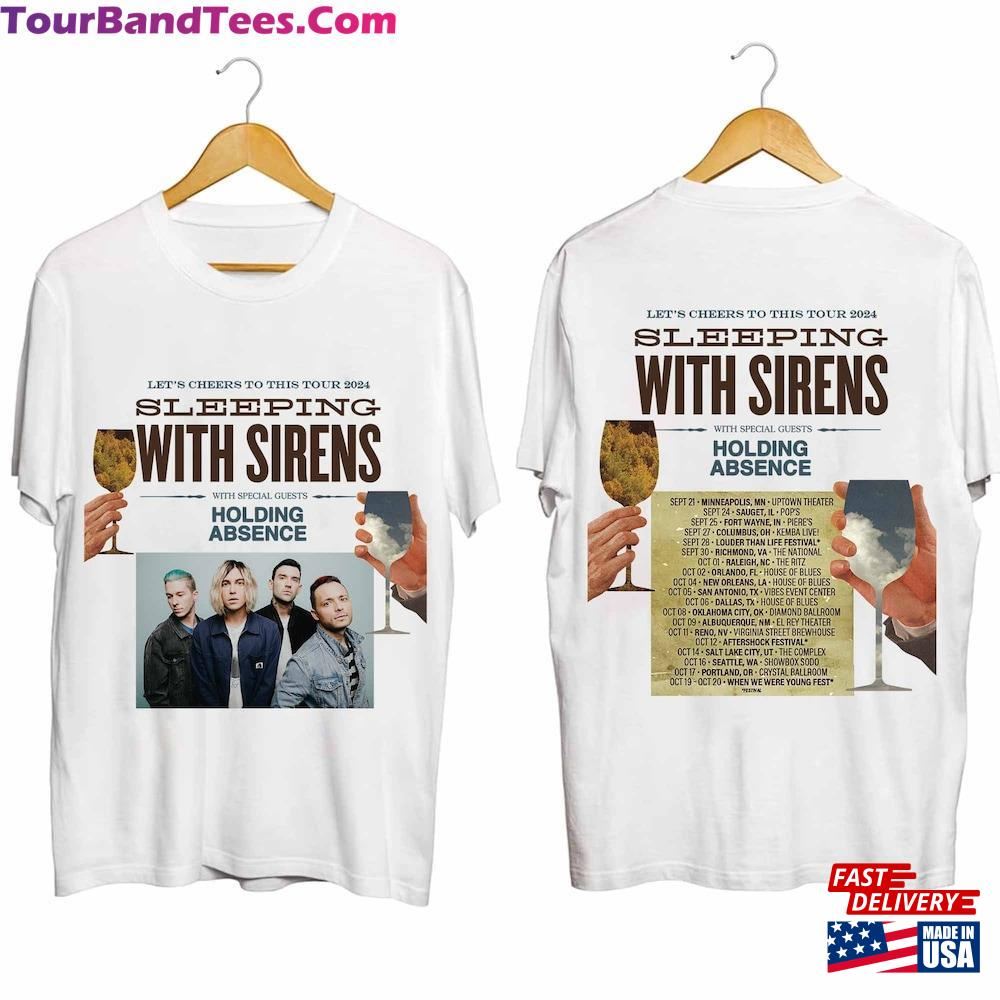 Sleeping With Sirens Let S Cheers To This Tour Shirt Band Fan Classic T-Shirt 29Uf092191 – Utopia Fashion