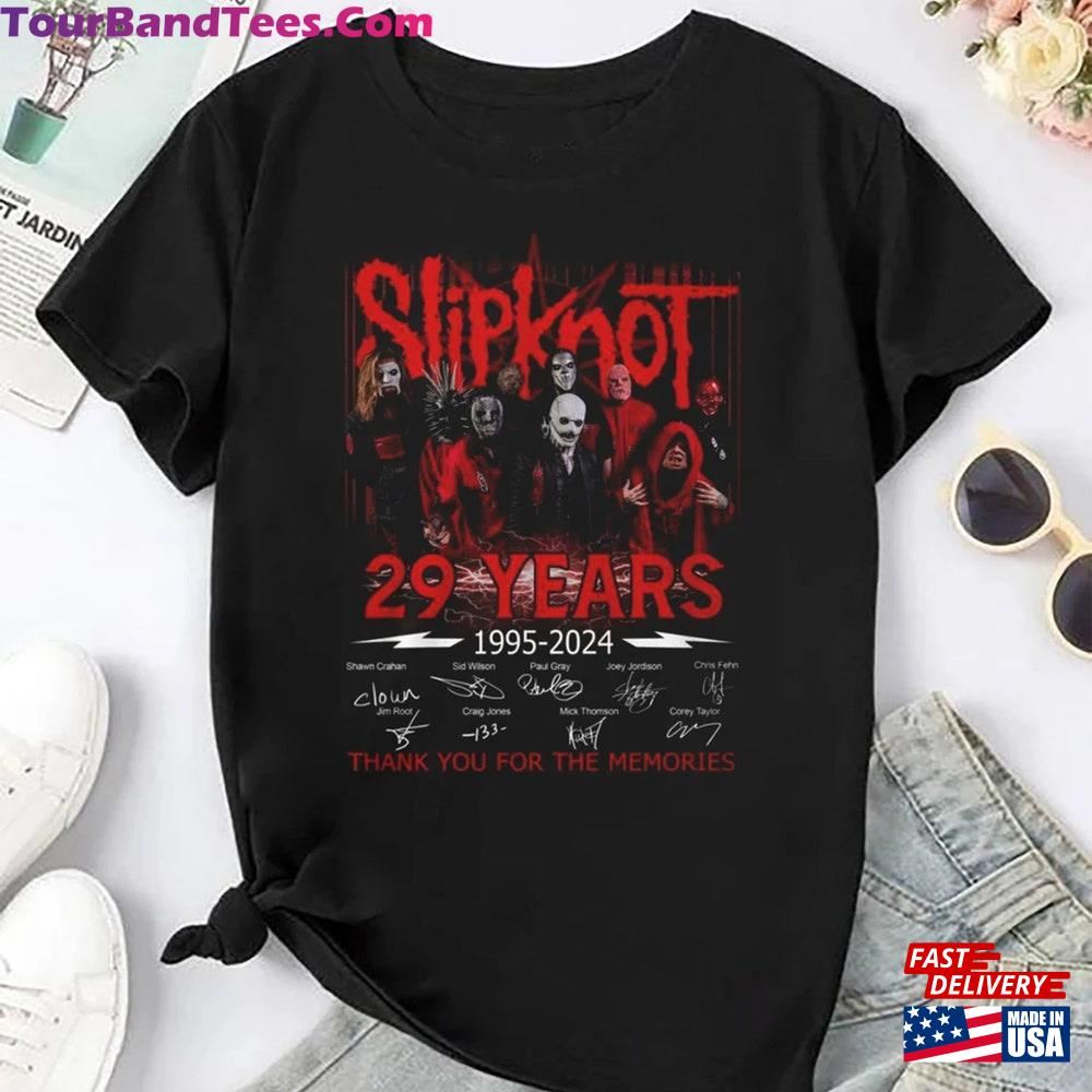 Slipknot Years Signature Shirt Tour Band Fan Gift Classic T-Shirt 29Uf098185 – Utopia Fashion