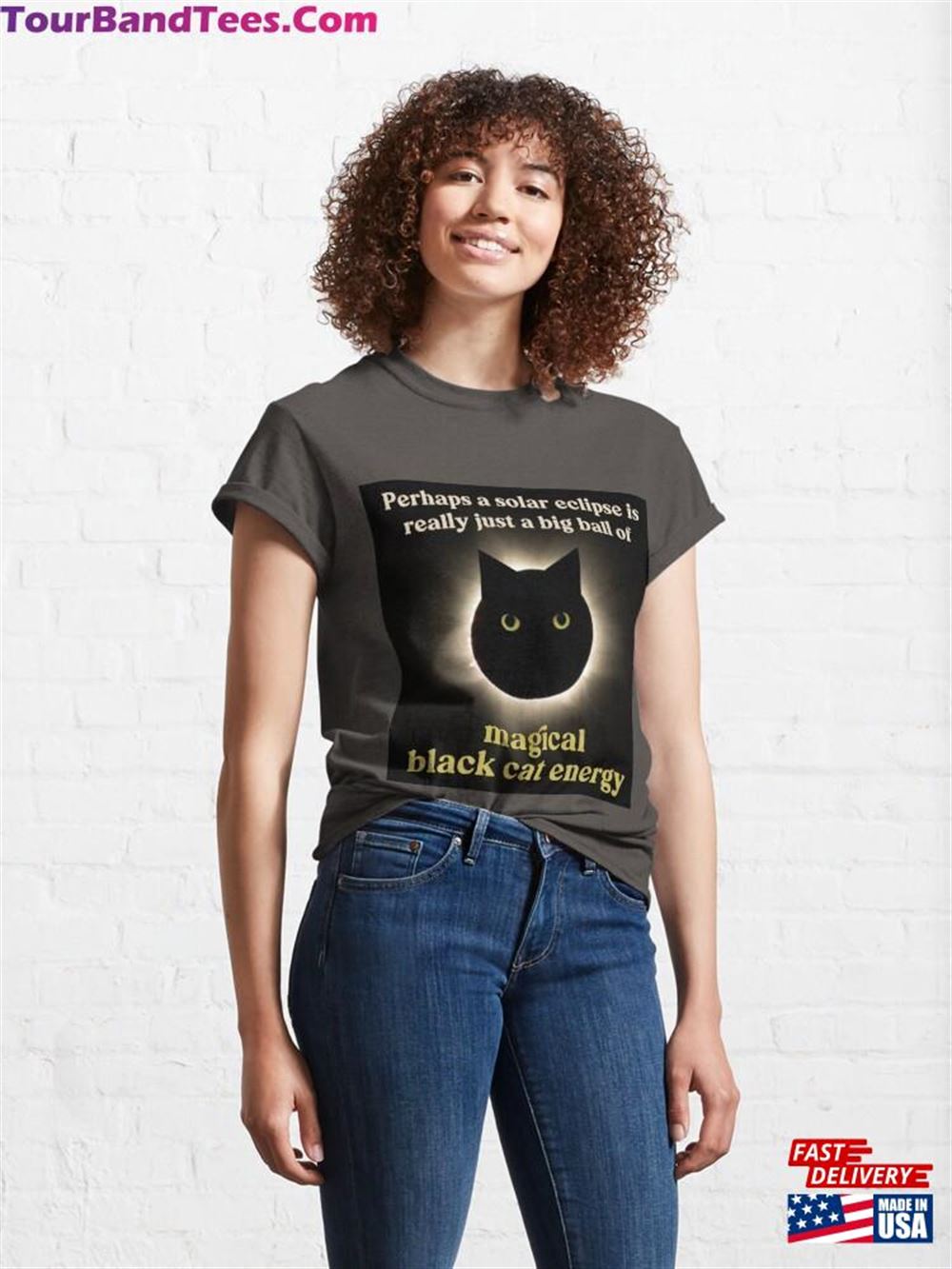 Solar Eclipse Magical Black Cat Energy Classic T-Shirt Sweatshirt 29Uf117565 – Utopia Fashion