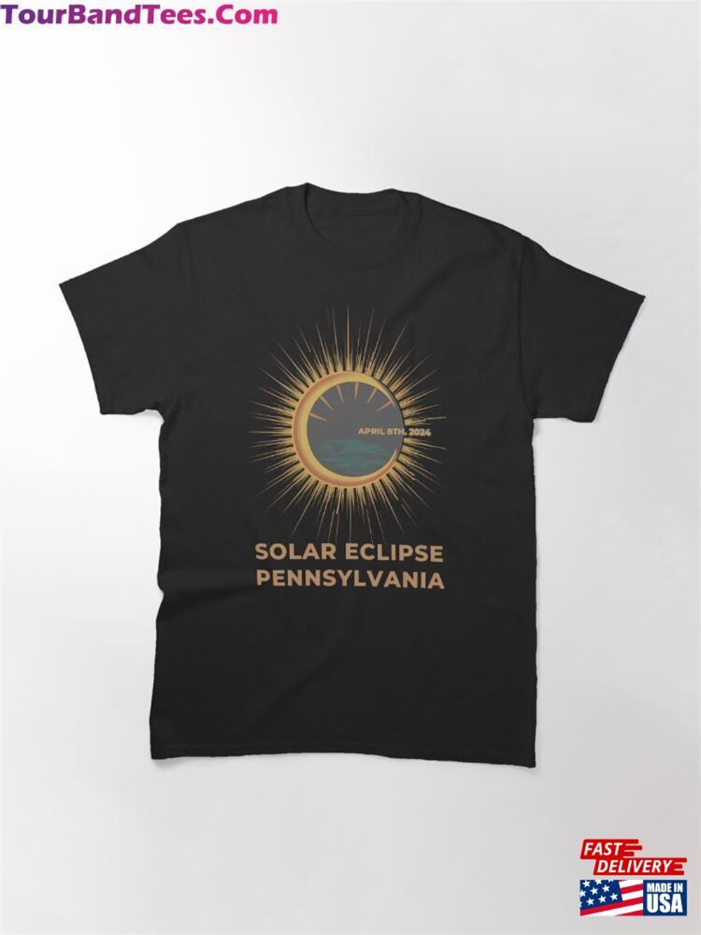 Solar Eclipse Pennsylvania Classic T-Shirt Unisex 29Uf117299 – Utopia Fashion