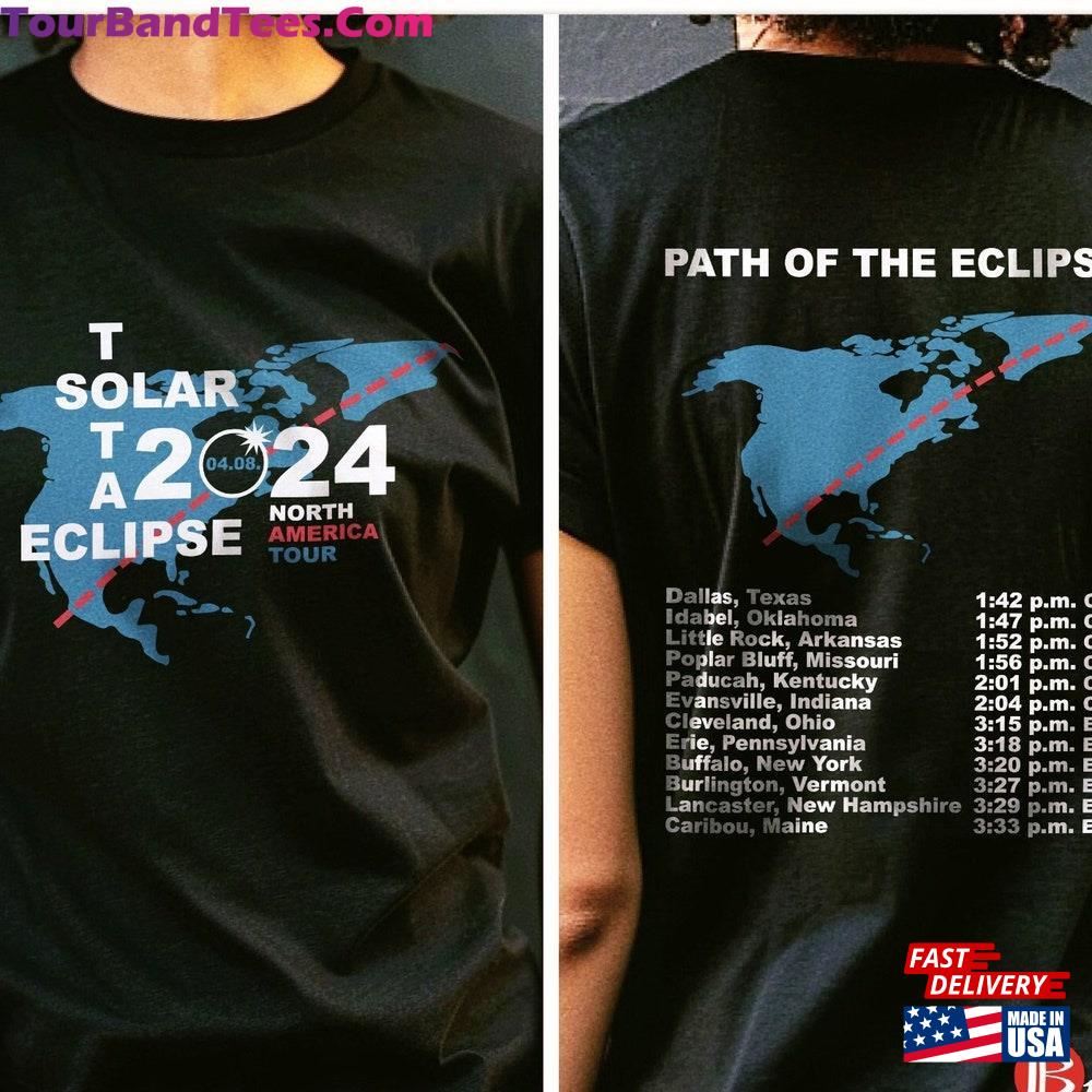 Solar Eclipse Shirt Total T-Shirt April Path Of The Sweatshirt 29Uf111618 – Utopia Fashion