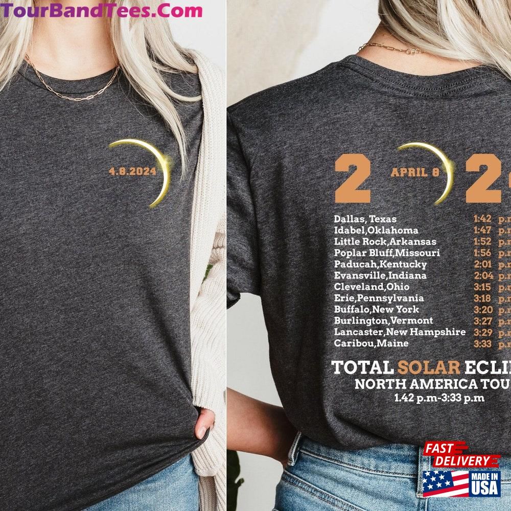 Solar Eclipse Shirt Total Twice In A Lifetime Tee Viewing Outfit Sweatshirt T-Shirt 29Uf112970 – Utopia Fashion