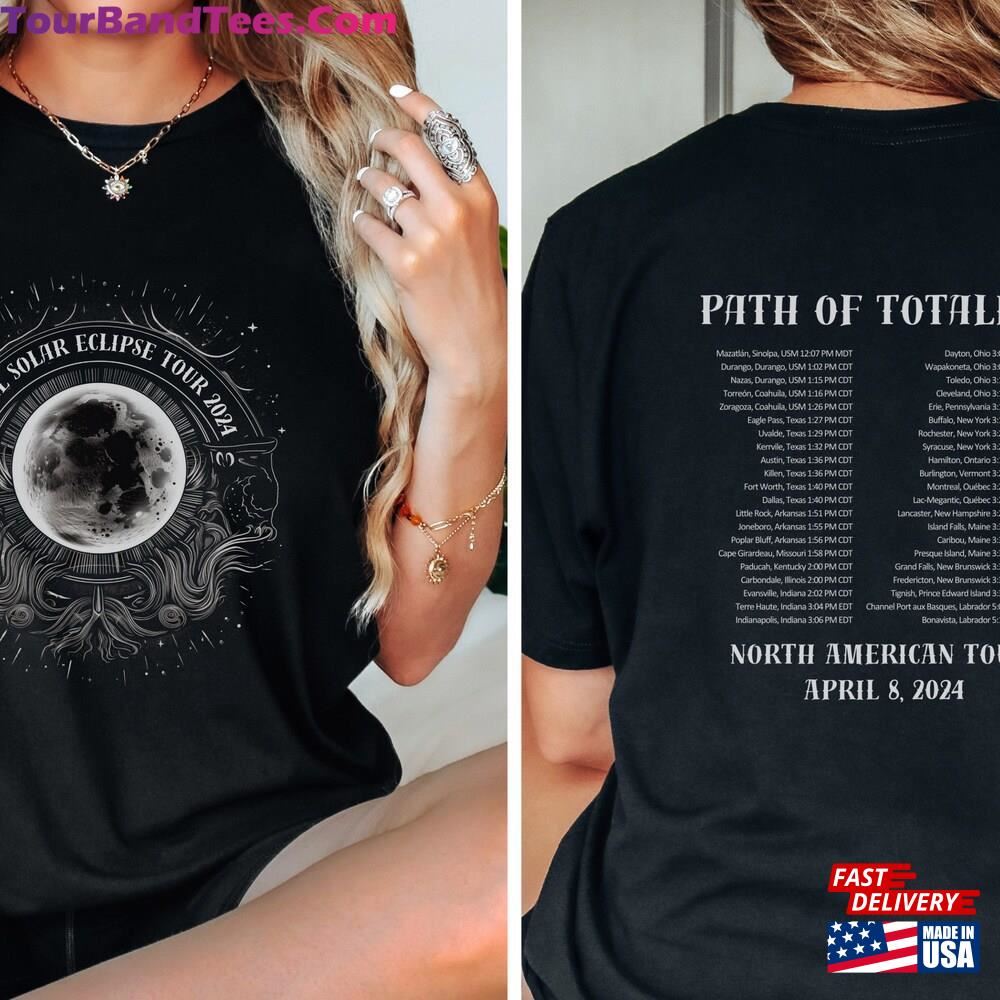 Solar Eclipse Tour Shirt Vintage Concert Of Totality Classic Unisex 29Uf112517 – Utopia Fashion