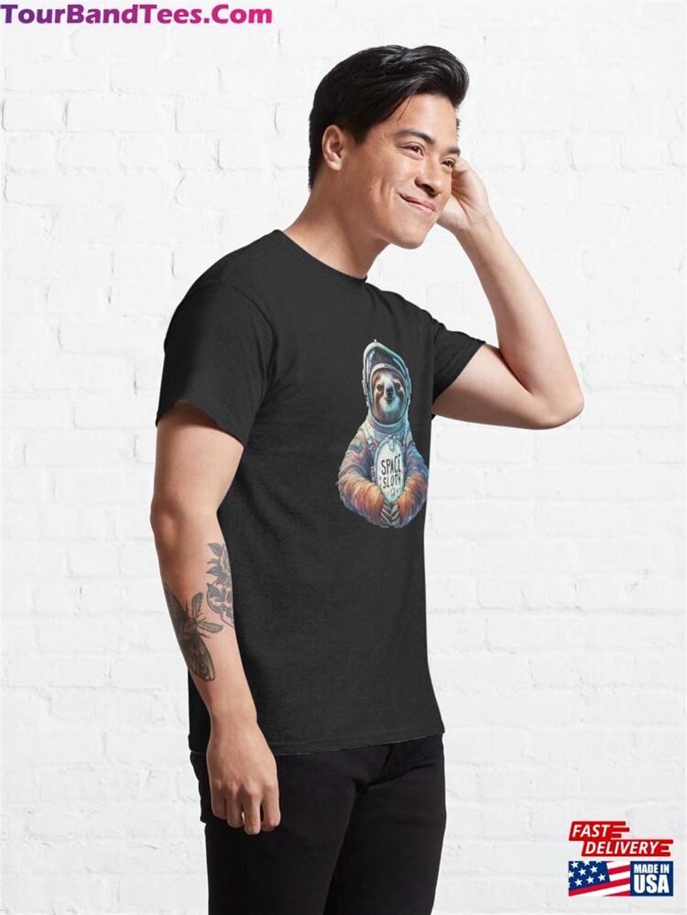 Ss Space Sloth Classic T-Shirt 29Uf106503 – Utopia Fashion