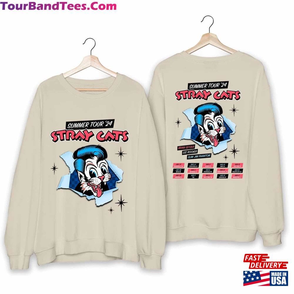 Stray Cats Summer Tour Shirt Band Fan Concert Hoodie Sweatshirt 29Uf097678 – Utopia Fashion