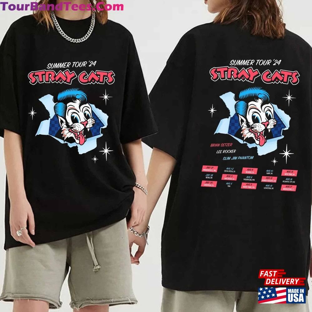 Stray Cats Summer Tour Shirt Band Fan Concert Hoodie Sweatshirt 29Uf097678 – Utopia Fashion