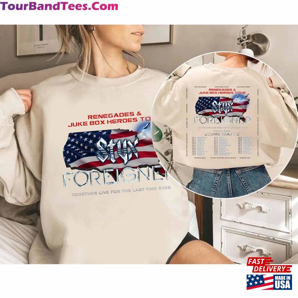 Styx And Foreigner Summer Tour Shirt Band Fan Classic Hoodie 29Uf096315 – Utopia Fashion