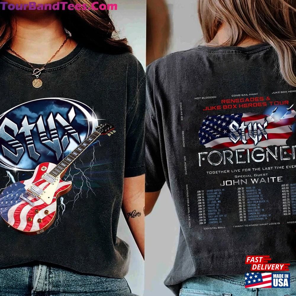 Styx And Foreigner Summer Tour Shirt Band Fan Hoodie Classic 29Uf107018 – Utopia Fashion