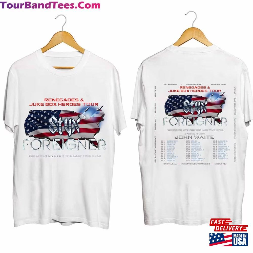 Styx And Foreigner Summer Tour Shirt Band Fan Hoodie Unisex 29Uf097432 – Utopia Fashion