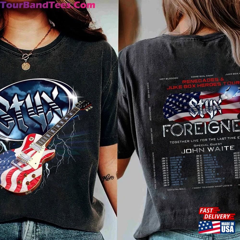 Styx And Foreigner Summer Tour Shirt Band Fan Sweatshirt Unisex 29Uf111729 – Utopia Fashion