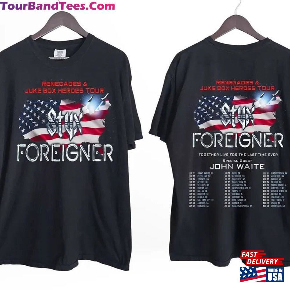 Styx And Foreigner Summer Tour Shirt Concert Rock Band Fan Hoodie T-Shirt 29Uf097935 – Utopia Fashion