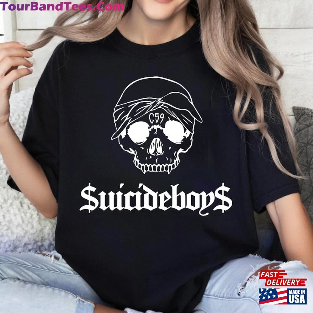 Suicideboys Skull Unisex Bootleg Shirt Grey Day Tour Suicide Boys T-Shirt Classic 29Uf116837 – Utopia Fashion