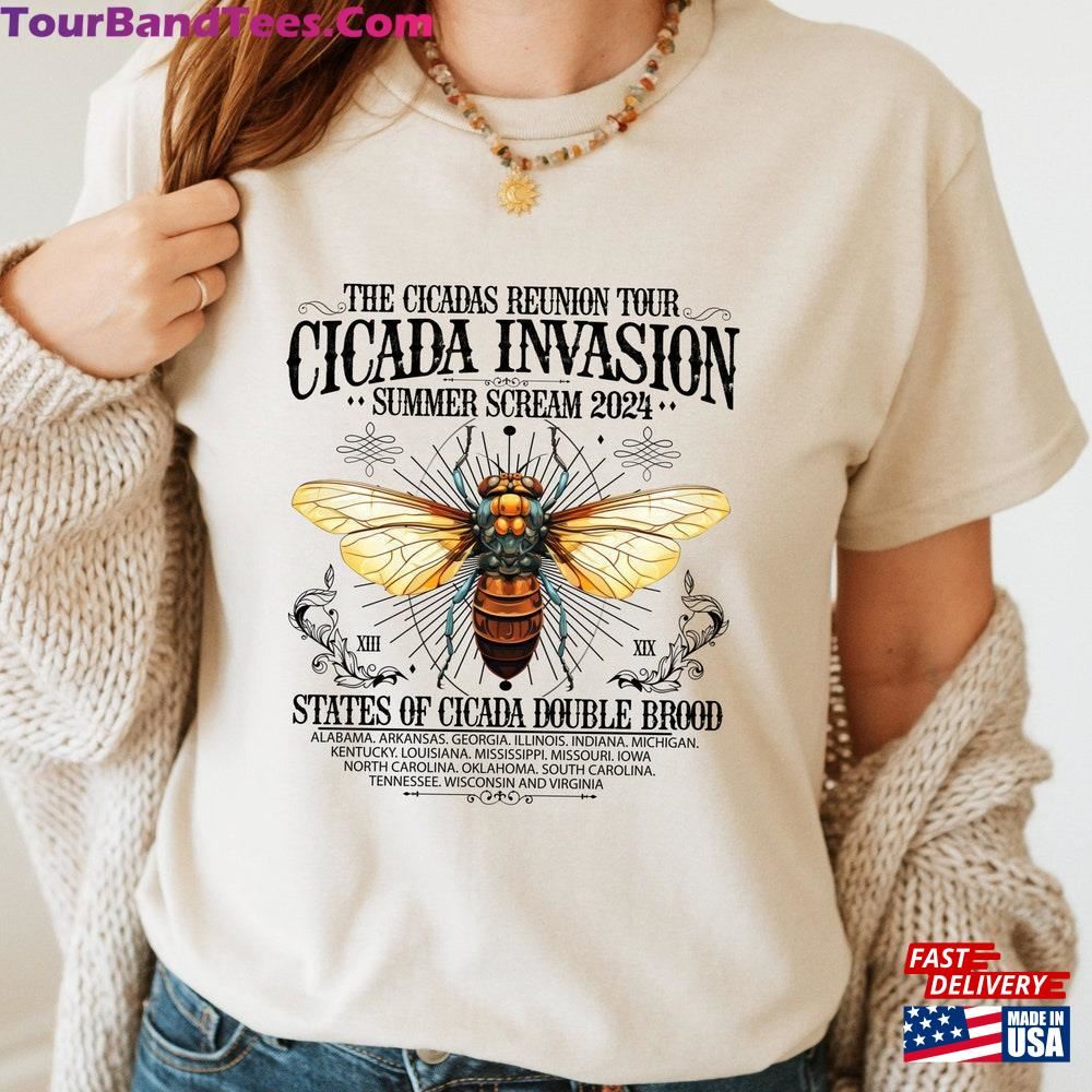 Summer Shirt The Cicadas Tour Tee Invasion Scream Unisex T-Shirt 29Uf096232 – Utopia Fashion