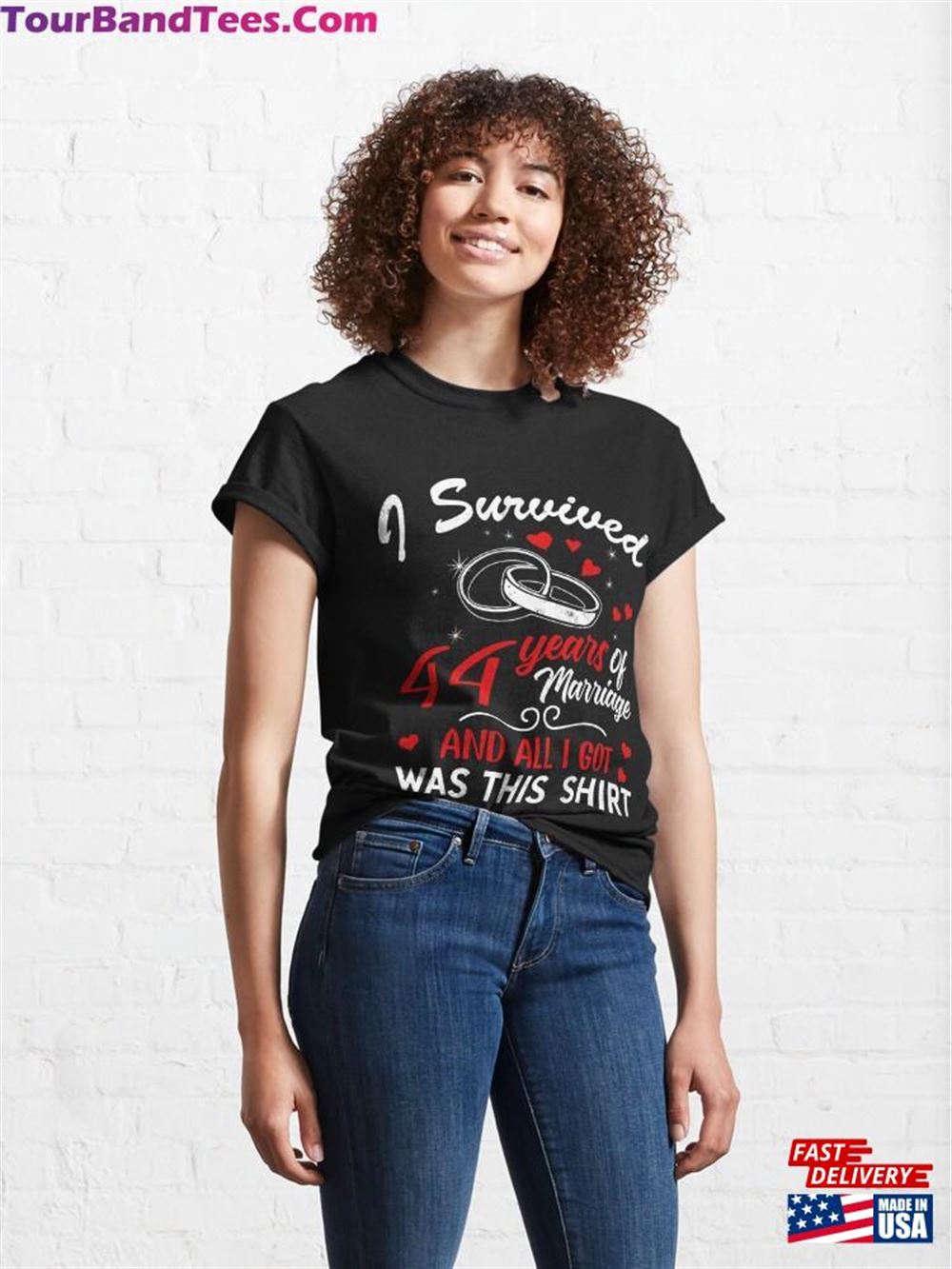 Survived Years Marriage Hearts Day Valentines Classic T-Shirt Unisex Hoodie 29Uf102148 – Utopia Fashion