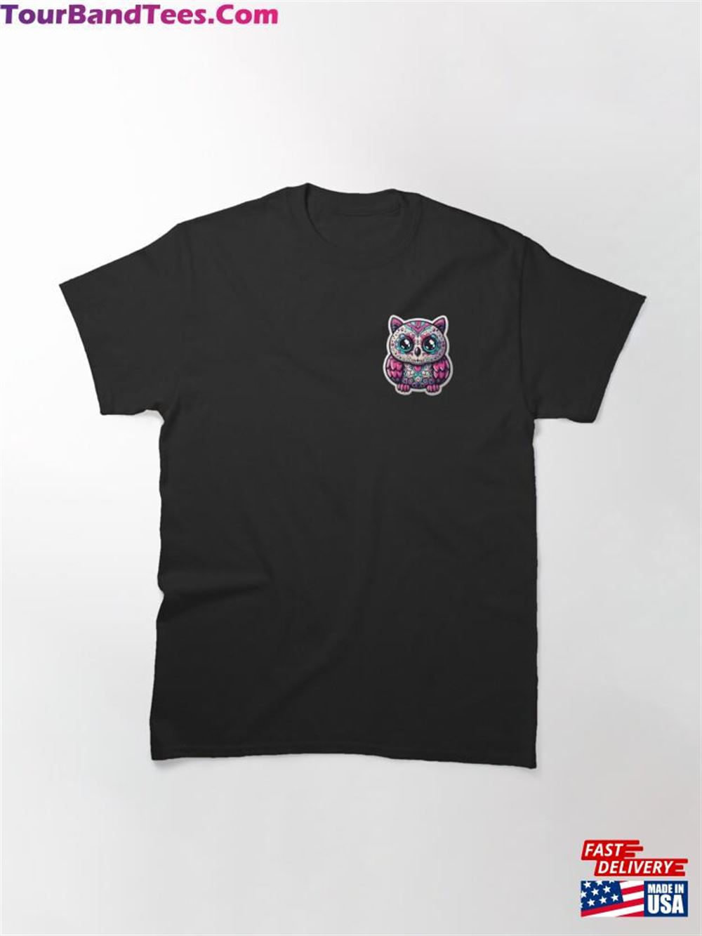 Sweet Departure Sugar Skull Owl Day Of The Dead Classic T-Shirt Sweatshirt 29Uf106709 – Utopia Fashion