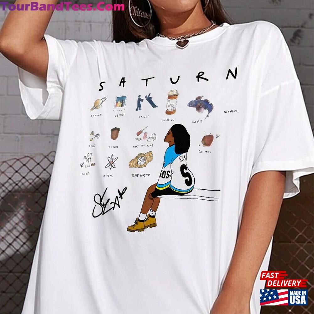 Sza Saturn Unisex T-Shirt White New Release Music Fan Tee Single Classic 29Uf117985 – Utopia Fashion