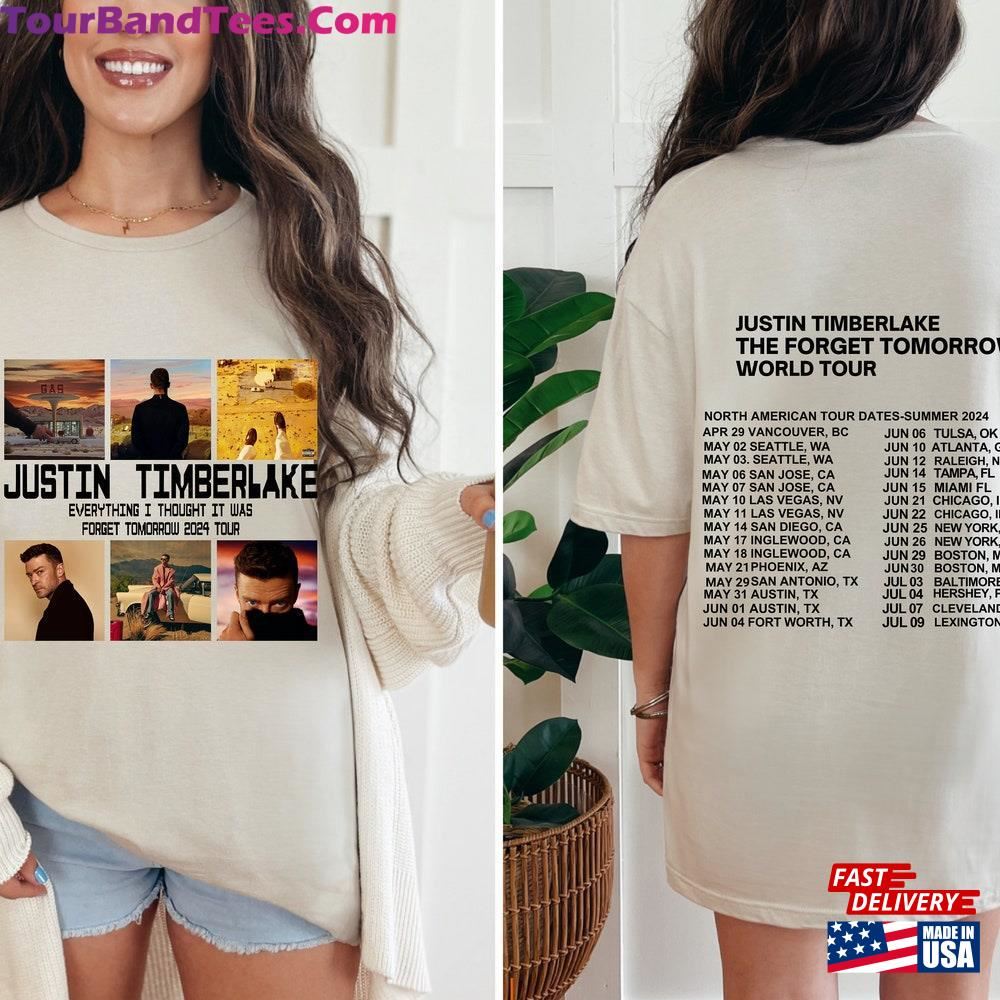 T-Shirt Justin Timberlake Tour Shirt Forget Tomorrow World Hoodie Classic Sweatshirt 29Uf115977 – Utopia Fashion