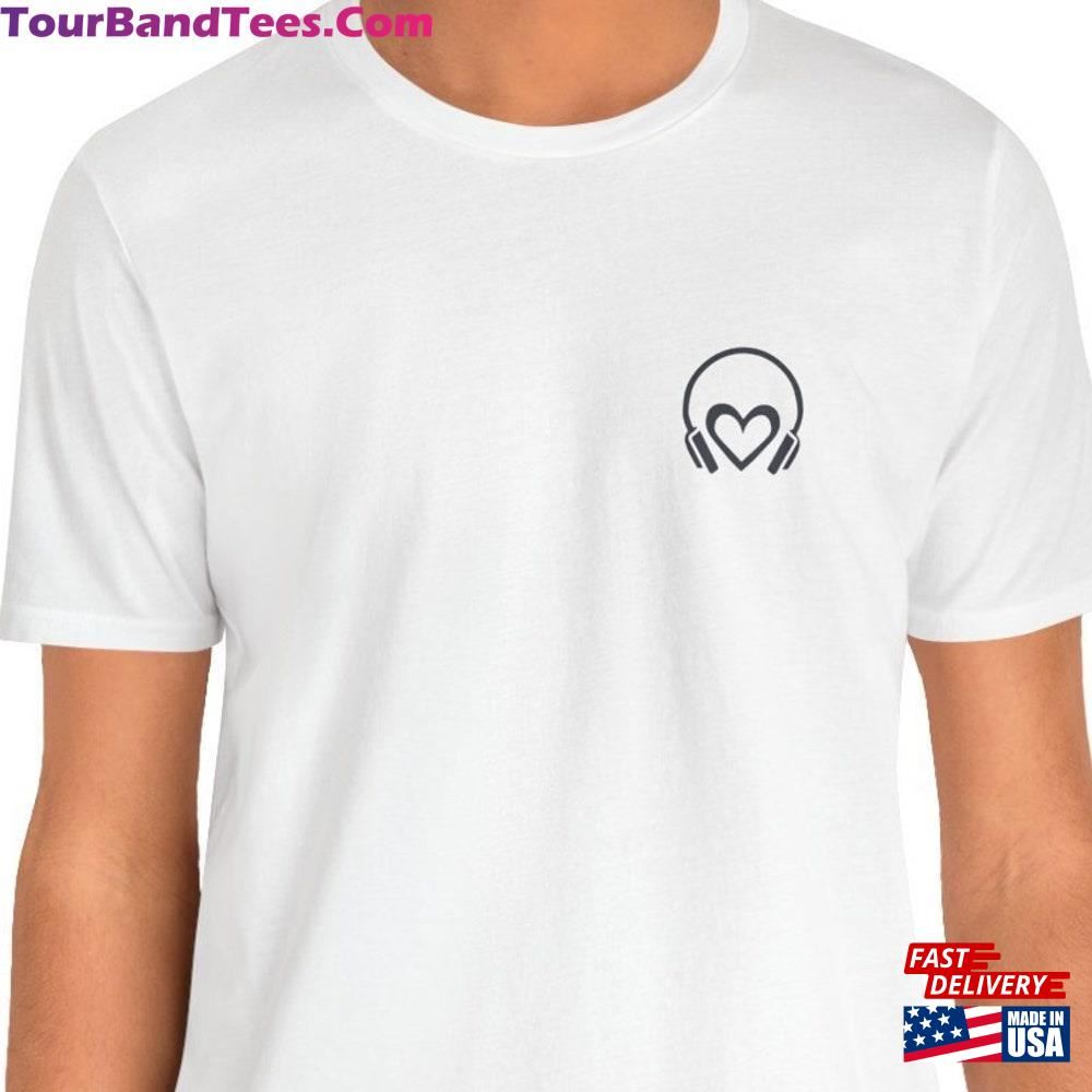 T-Shirt With Heart And Headphones Listen To Your Original Icon Design Print New Unisex Jersey Short Sleeve Tee Unique Clothing Classic 29Uf117876 – Utopia Fashion