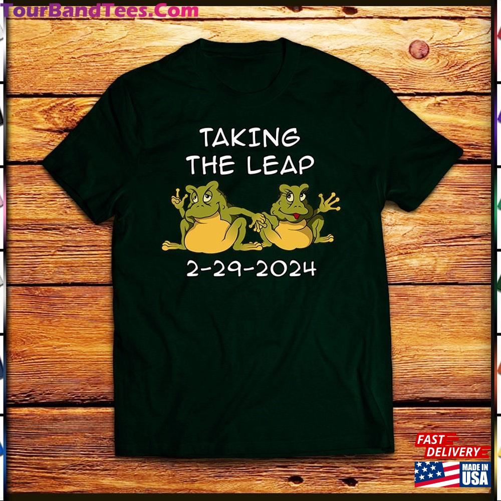 Taking The Leap Funny Frog Graphic Year Wedding Anniversary T-Shirt Day Shirt Married Couple Tee February Sweatshirt Unisex 29Uf097446 – Utopia Fashion