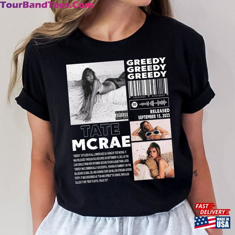 Tate Mcrae Music Merch Shirt Greedy Album 90S Tee Hoodie Classic 29Uf106718 – Utopia Fashion