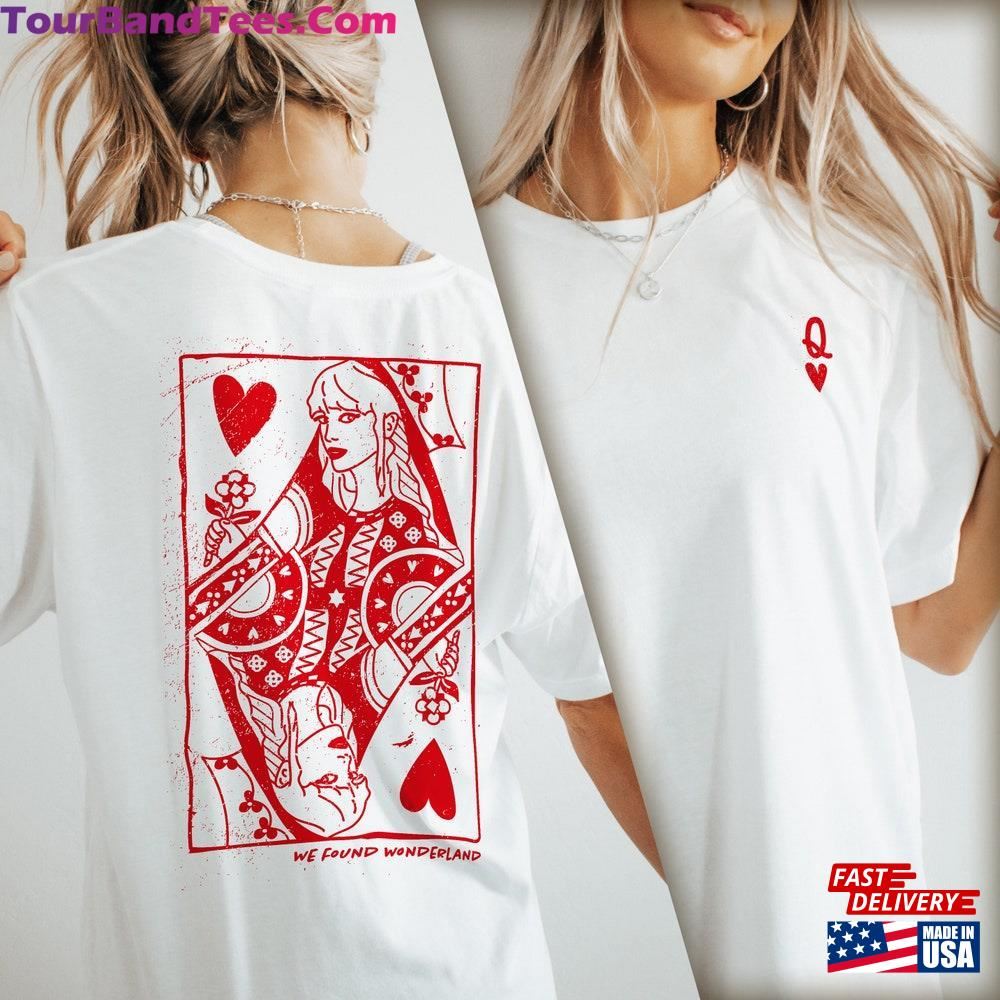 Taylor Swift Inspired We Found Wonderland Jersey Short Sleeve Shirt Perfect Swiftie Gift Graphic Tee Custom Illustration Sweatshirt T-Shirt 29Uf106771 – Utopia Fashion