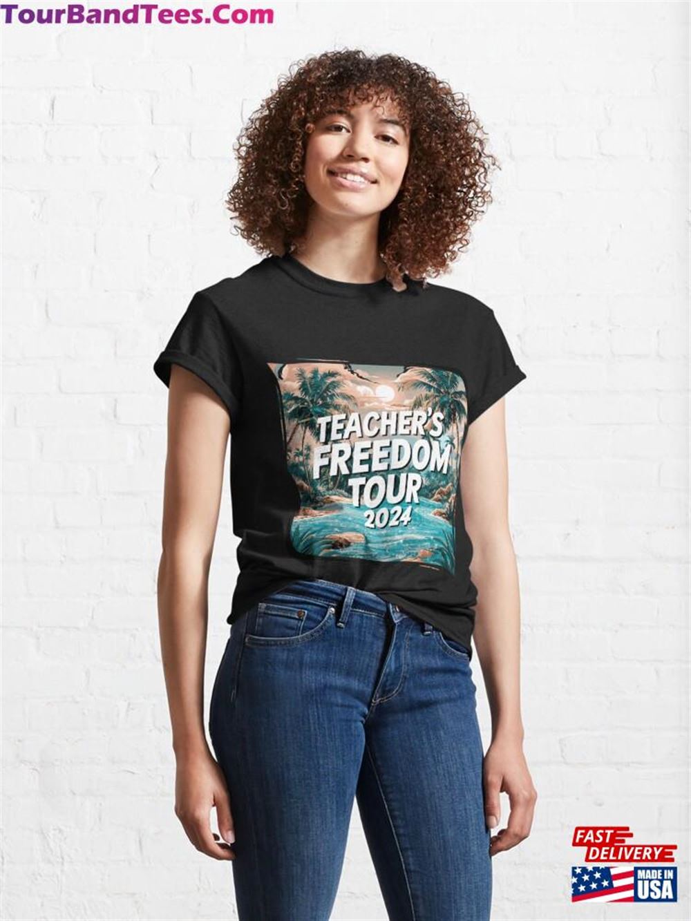 Teacher’S Freedom Tour Classic T-Shirt Sweatshirt 29Uf116984 – Utopia Fashion