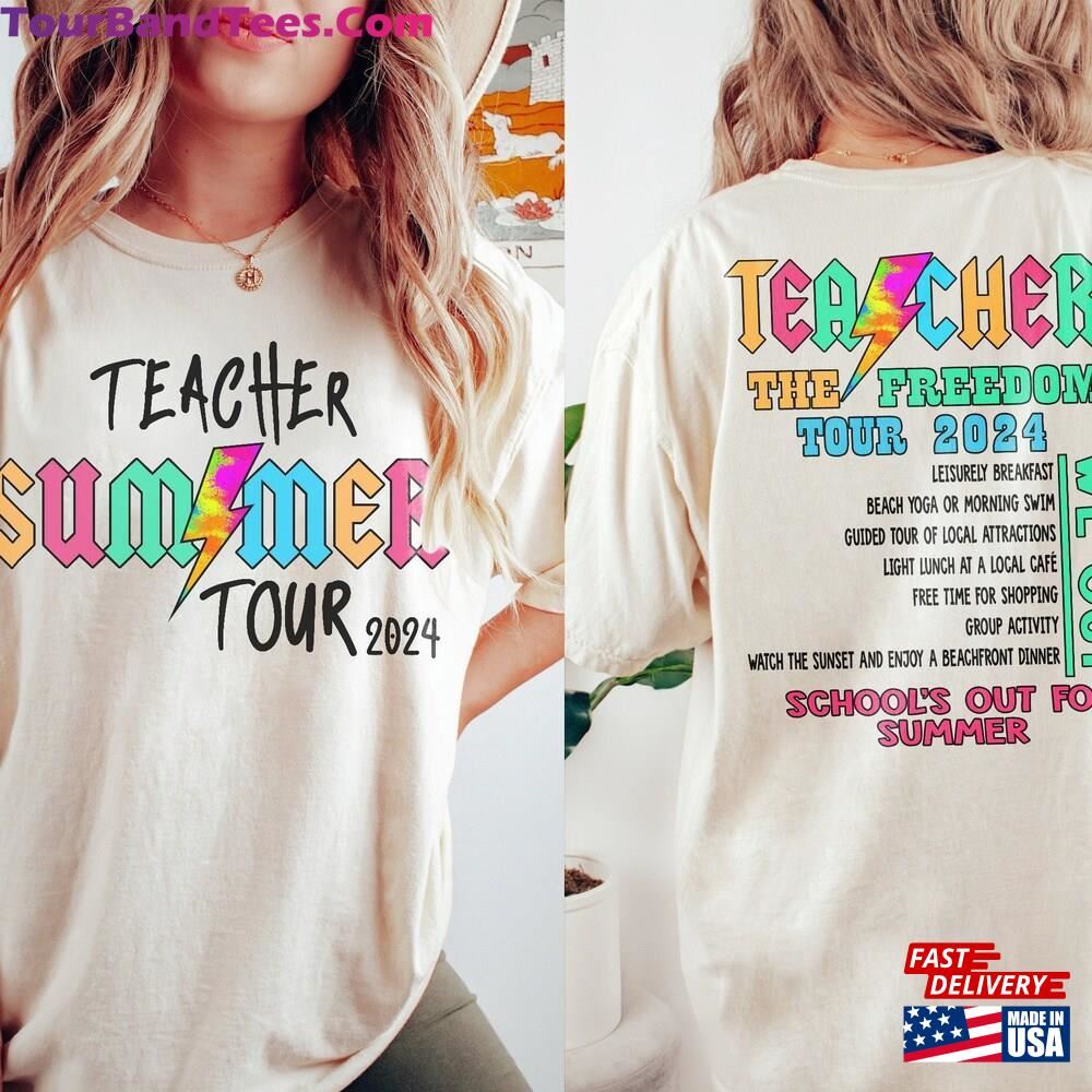 Teacher The Freedom Tour Shirt Summer Last Day Of School Gift Hoodie Sweatshirt 29Uf093065 – Utopia Fashion