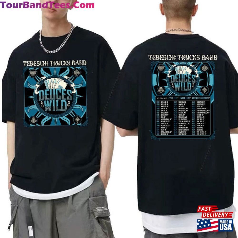 Tedeschi Trucks Band Deuces Wild North American Tour Shirt T-Shirt Classic 29Uf096632 – Utopia Fashion