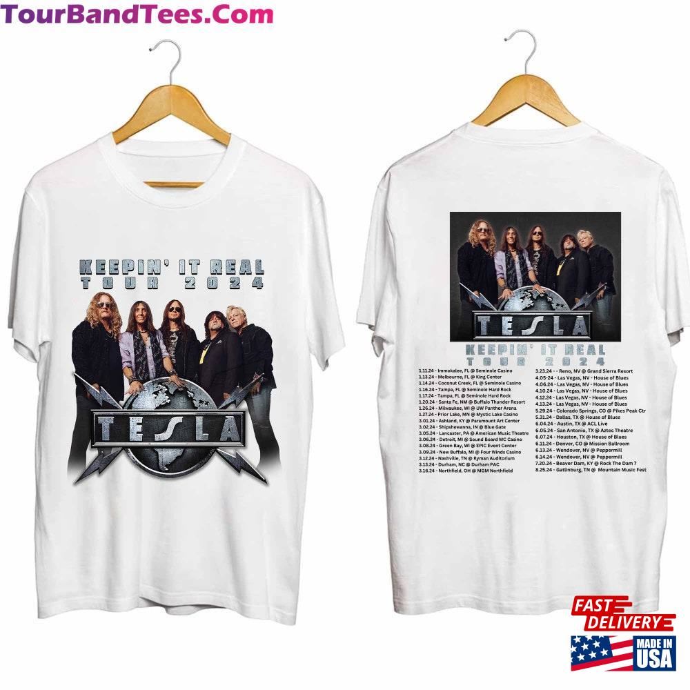 Tesla Band Keepin It Real U S Tour Shirt Fan Concert Unisex Classic 29Uf102211 – Utopia Fashion