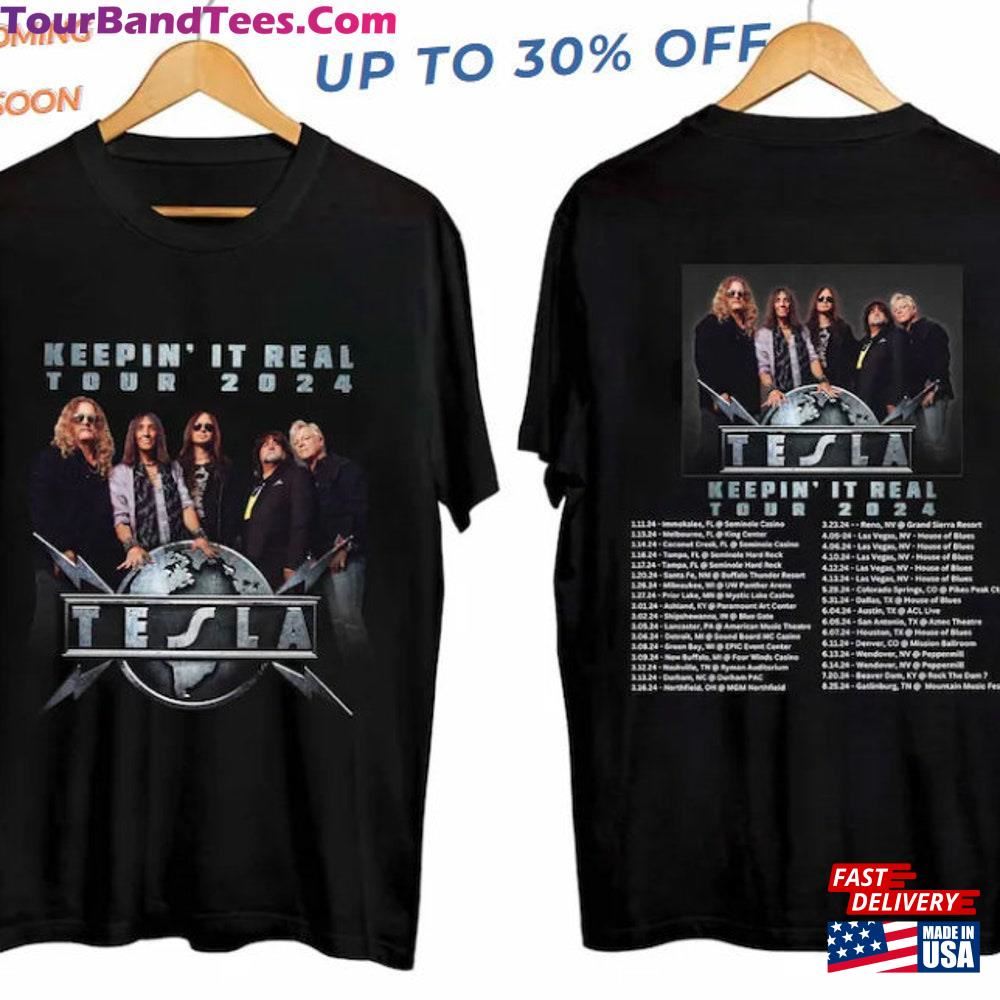 Tesla Band Keepin It Real U S Tour T-Shirt Unisex 3Xl Sweatshirt 29Uf117882 – Utopia Fashion