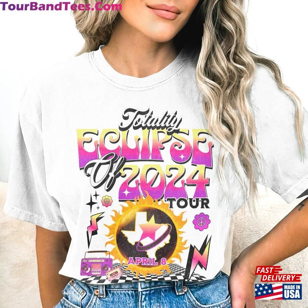 Texas Totality Eclipse Tour T-Shirt Vintage Retro Style April Event Tee Classic Sweatshirt 29Uf097639 – Utopia Fashion