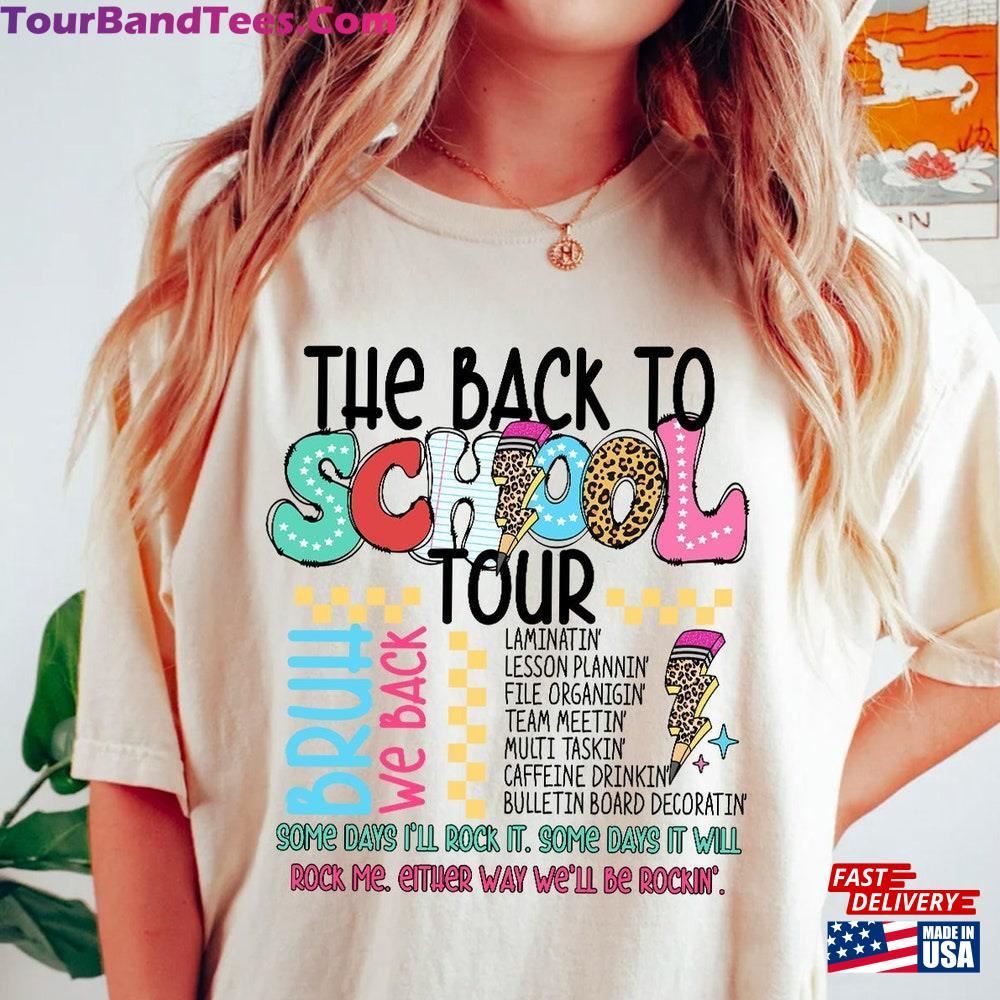 The Back To School Tour Shirt Bruh We T-Shirt Gift Hoodie 29Uf097046 – Utopia Fashion