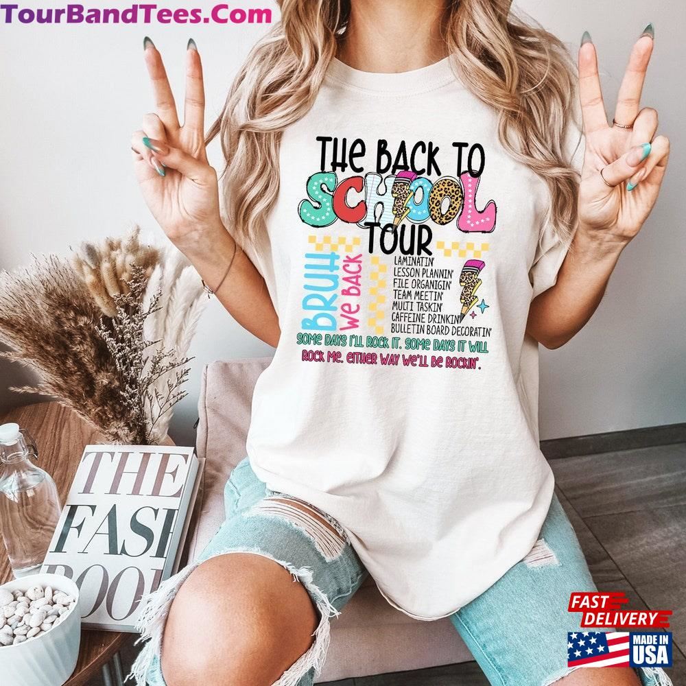 The Back To School Tour Shirt Bruh We T-Shirt Gift Hoodie 29Uf097046 – Utopia Fashion