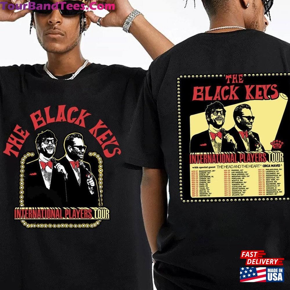 The Black Keys International Players Tour Shirt Concert Band Unisex T-Shirt 29Uf092670 – Utopia Fashion