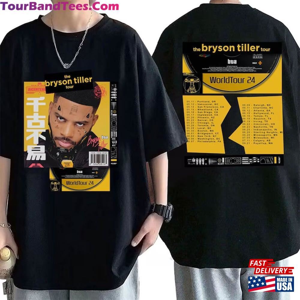 The Bryson Tiller Tour Shirt Concert Tee Classic Sweatshirt 29Uf097671 – Utopia Fashion