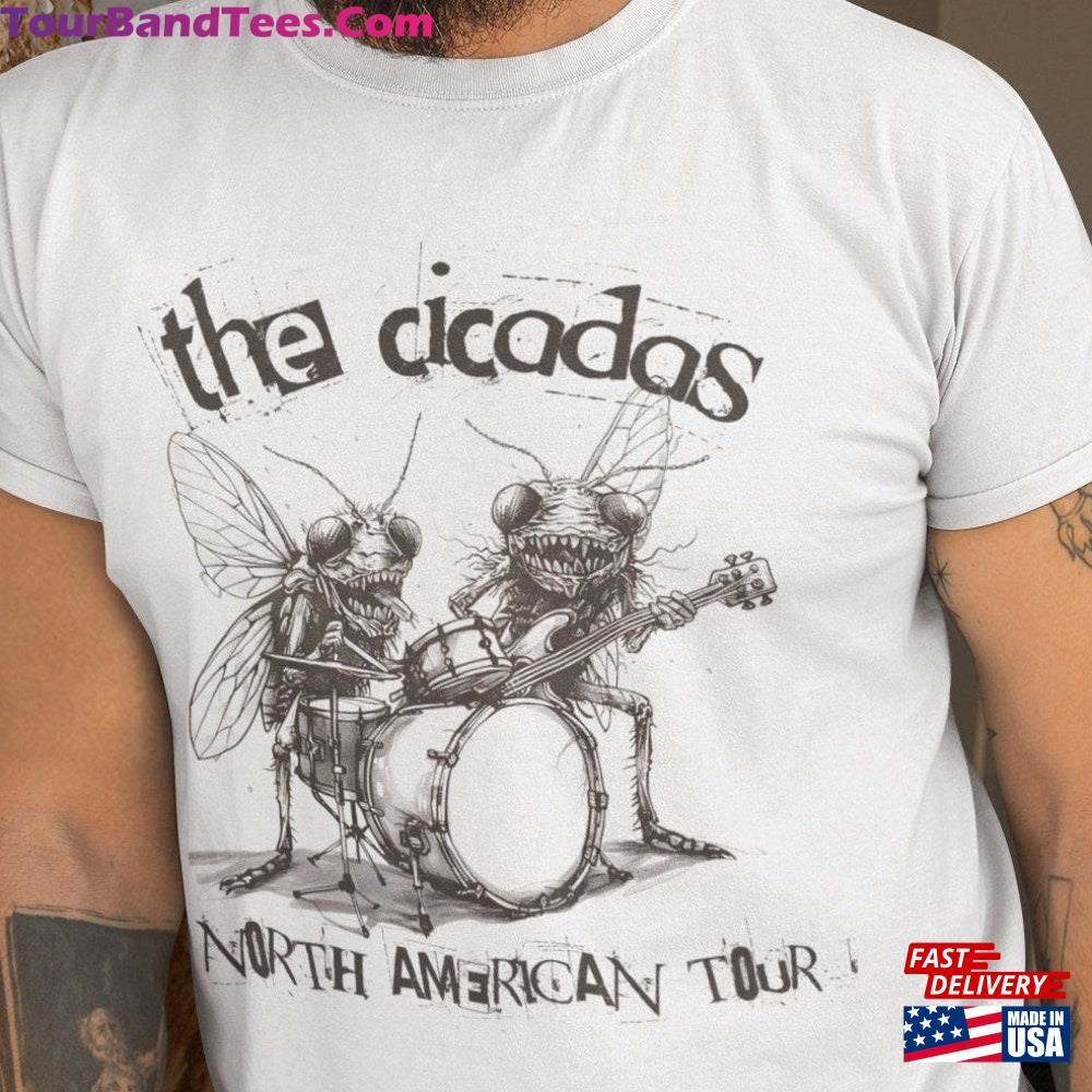 The Cicadas North American Tour Cicada Shirt T-Shirt Sweatshirt 29Uf092056 – Utopia Fashion