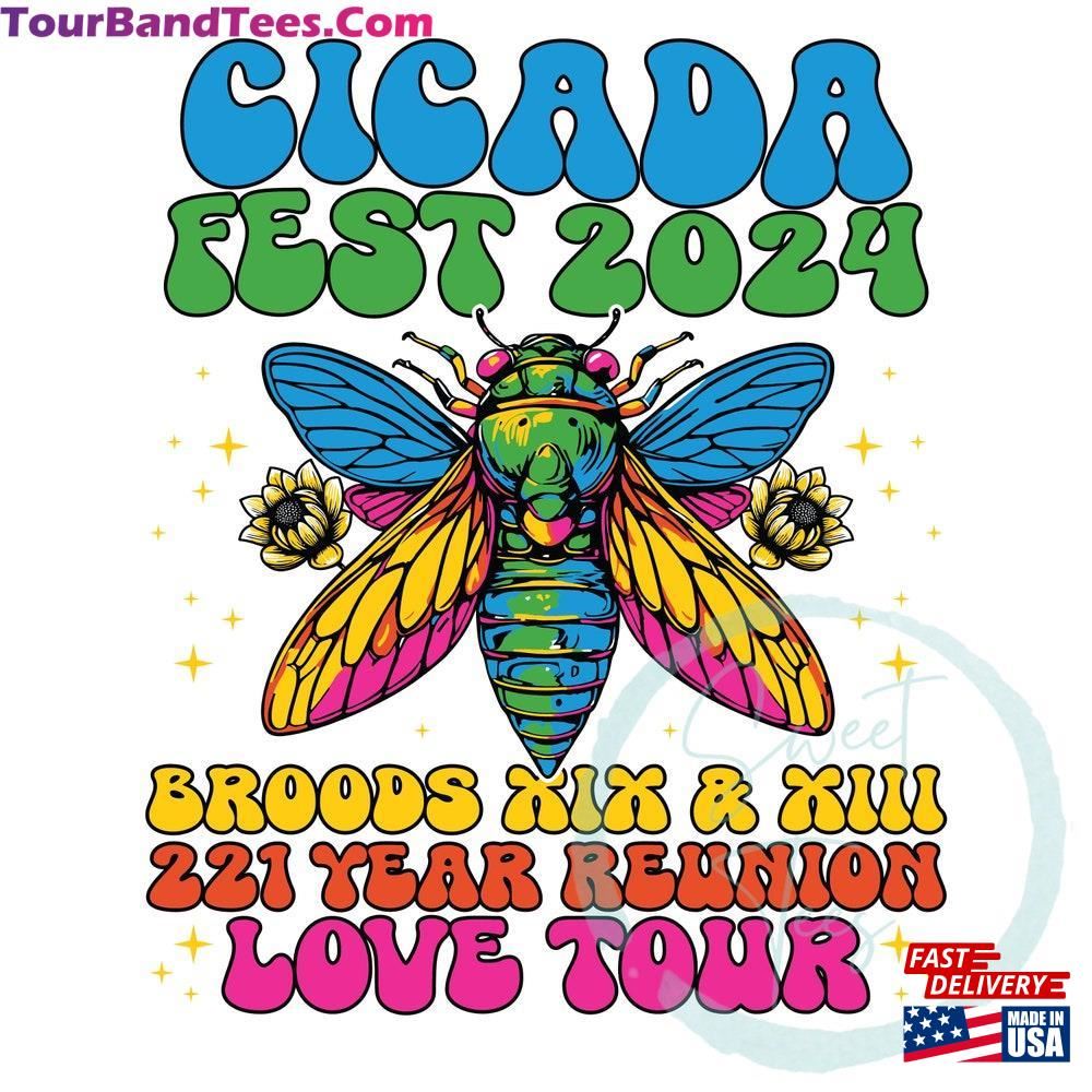 The Cicadas Reunion Tour Invasion Summer Scream T-Shirt States Of Cicada Double Brood Xiii Classic Sweatshirt 29Uf092859 – Utopia Fashion