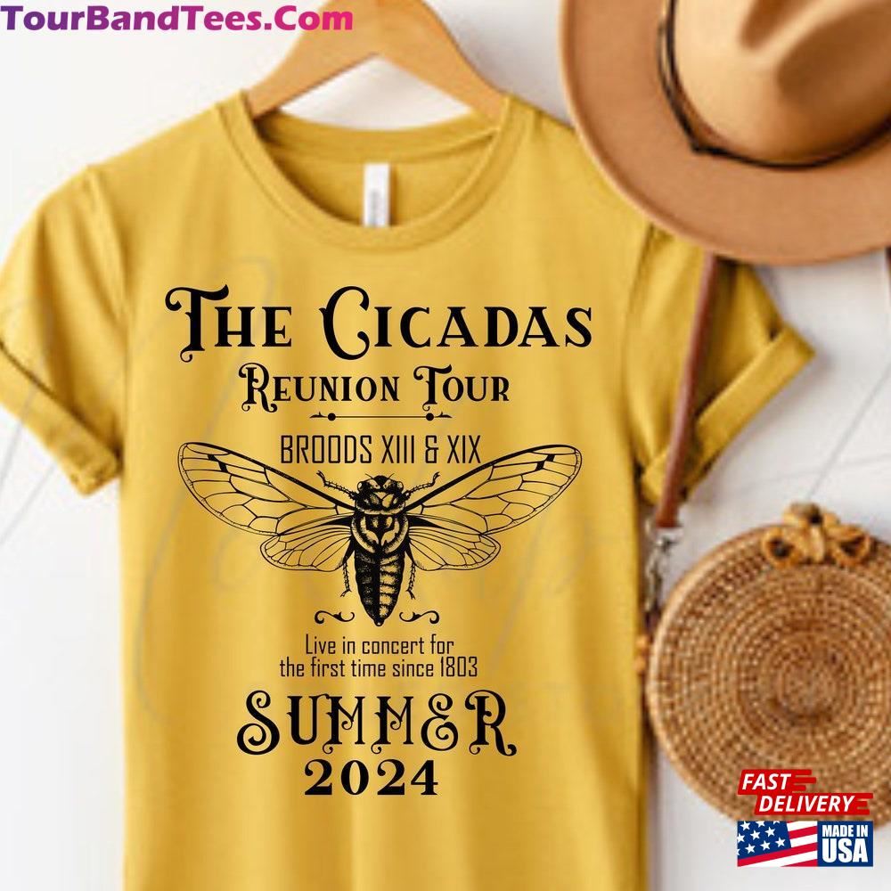 The Cicadas Reunion Tour Invasion Summer Scream T-Shirt States Of Cicada Double Brood Xiii Hoodie Classic 29Uf107107 – Utopia Fashion