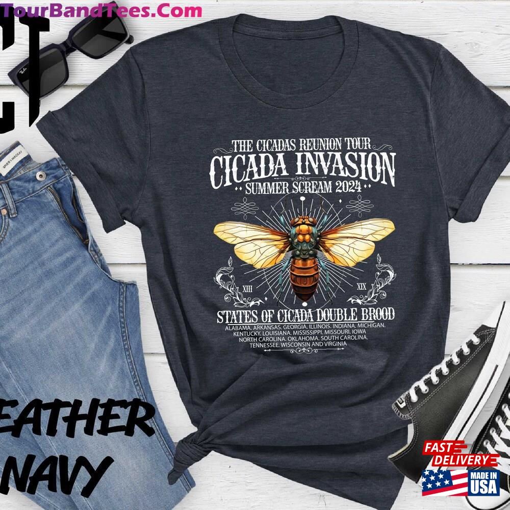 The Cicadas Reunion Tour Shirt Cicada Summer Concert T-Shirt Sweatshirt Classic 29Uf092125 – Utopia Fashion