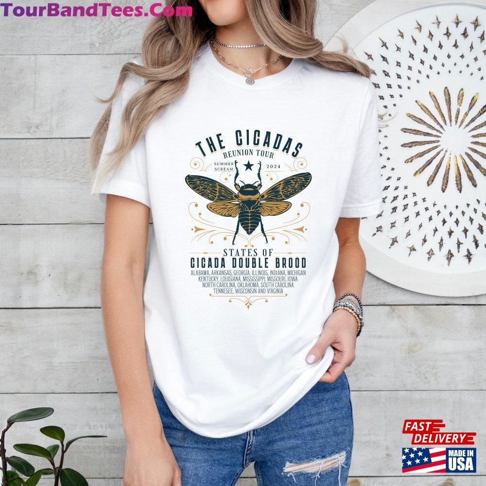 The Cicadas Reunion Tour Shirt Invasion Funny Cicada Tee T-Shirt Unisex 29Uf092401 – Utopia Fashion